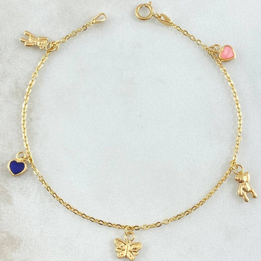 <i>Continuous Hoop</i> <i>Charms</i> 2gr / 7.1in / <i>18K Gold</i>