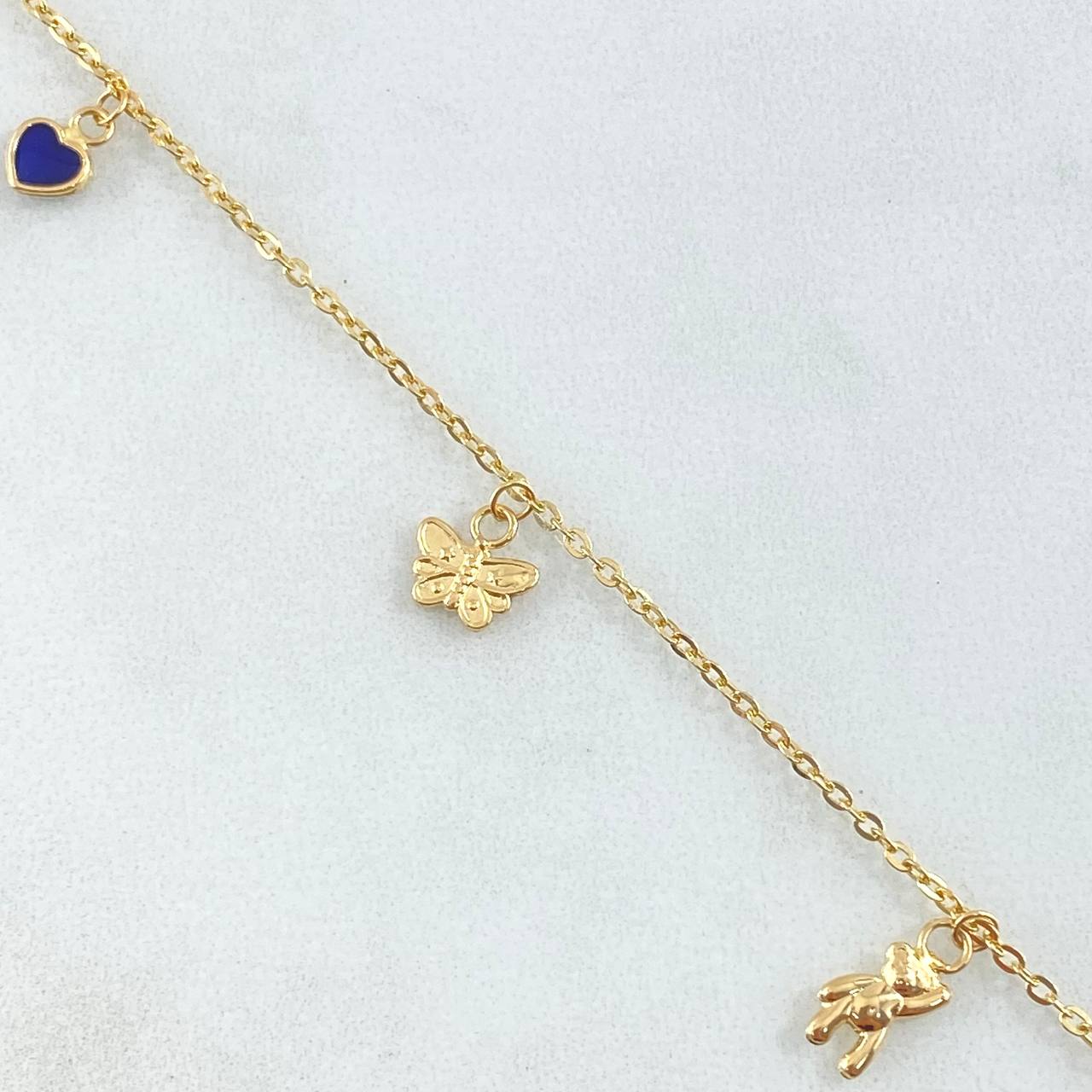 <i>Continuous Hoop</i> <i>Charms</i> 2gr / 7.1in / <i>18K Gold</i>