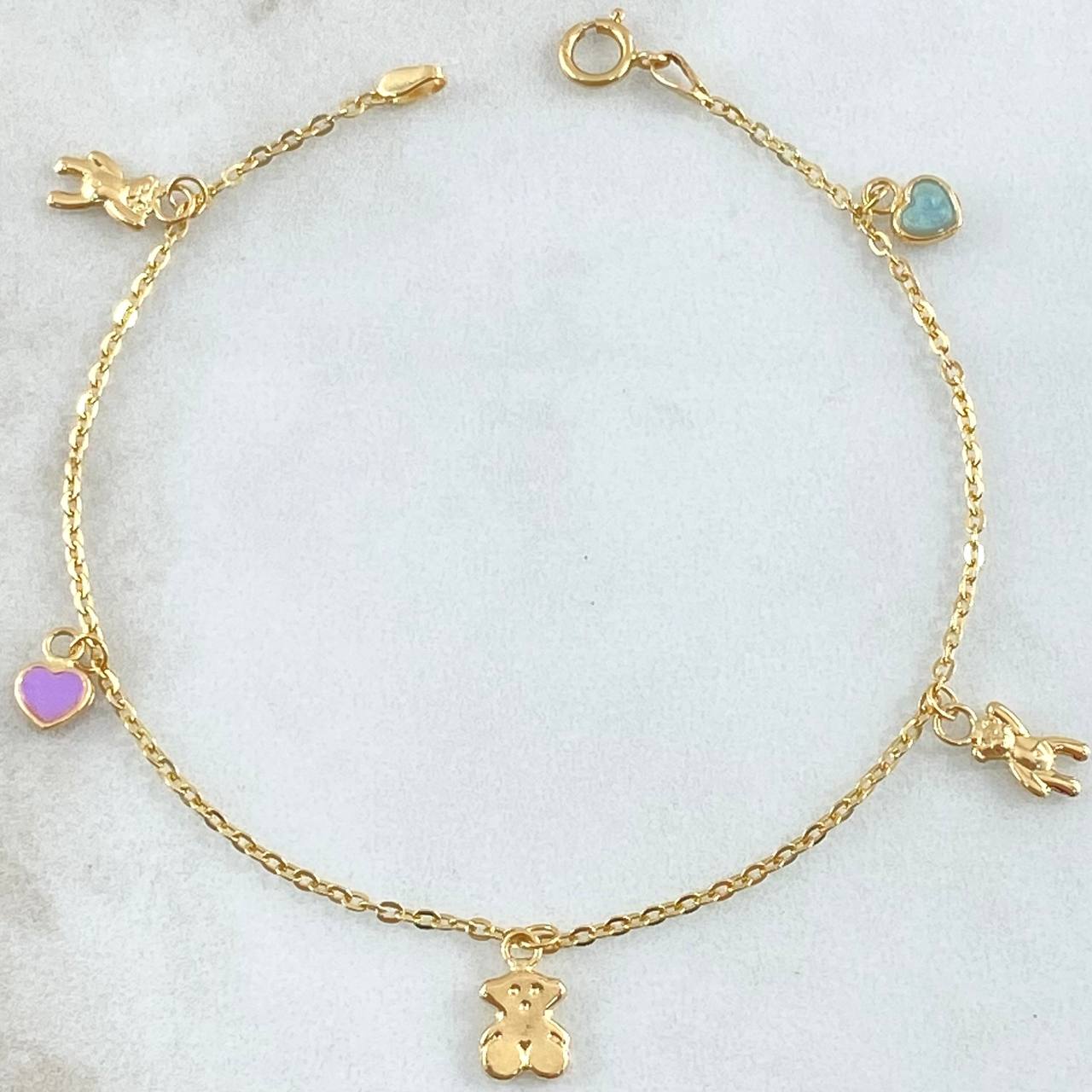 Bracelet Pendants 2.05gr / 18cm / 18K Gold