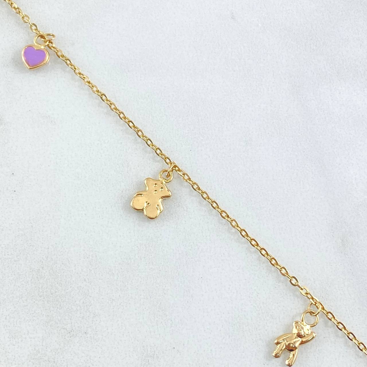 Bracelet Pendants 2.05gr / 18cm / 18K Gold