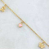 Bracelet Classic Link Pendants 2.15gr / 7.1in / 18K Gold