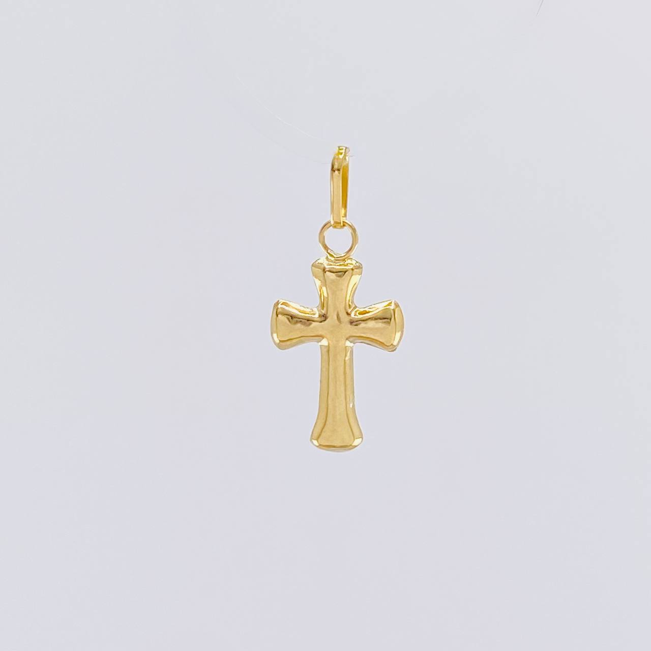 Dije Cruz 0.45g / 3/4 in Oro Amarillo 18K