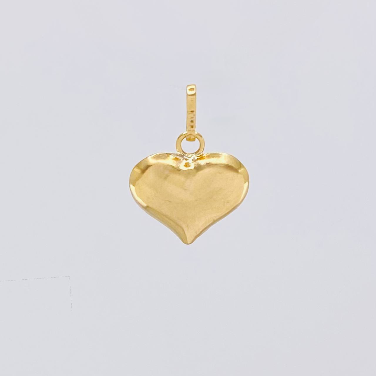 Heart Pendant 0.6g / 1/2 in Yellow Gold 18K