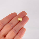 Heart Pendant 0.6g / 1/2 in Yellow Gold 18K