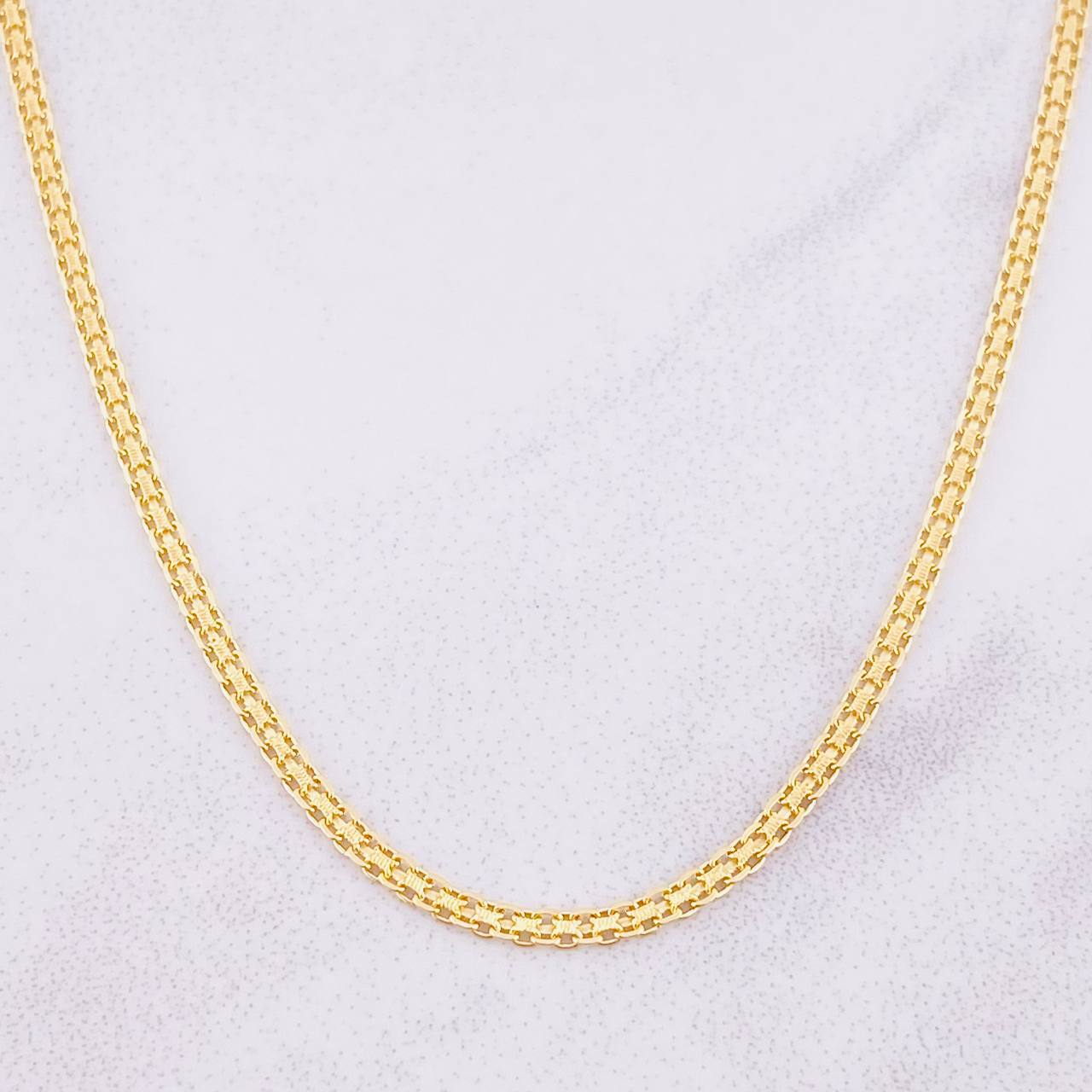 Cadena China 5.5g / 24 in / 2.1mm Oro Amarillo 18K