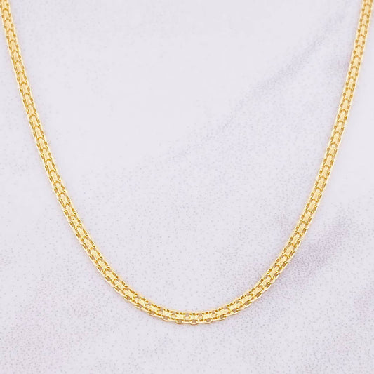 Cadena China 5.5g / 24 in / 2.1mm Oro Amarillo 18K