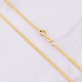 Cadena China 5.5g / 24 in / 2.1mm Oro Amarillo 18K