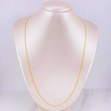 Cadena China 5.5g / 24 in / 2.1mm Oro Amarillo 18K