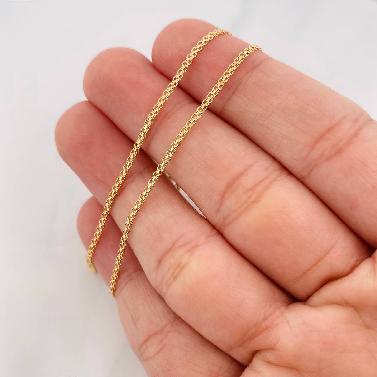 Bismark Chain 3.3g / 24 in / 1.6mm 18K Yellow Gold