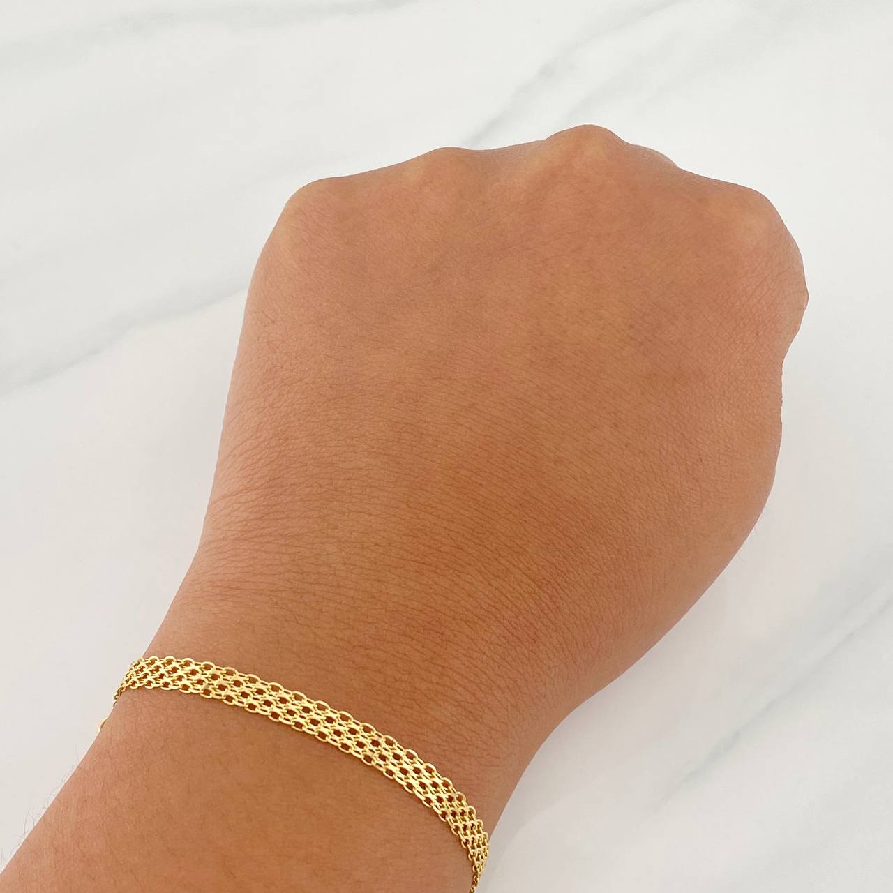 Bismark Bracelet 3.65g / 7 3/4 in / 4.5mm Yellow Gold 18K