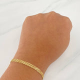 Bismark Bracelet 3.65g / 7 3/4 in / 4.5mm Yellow Gold 18K