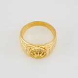 Anillo Correa Corona 3.75g / T6 3/4 Oro Amarillo 18K