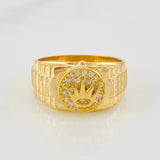 Anillo Correa Corona 3.75g / T6 3/4 Oro Amarillo 18K