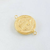 Herraje San Benito 1.35gr / 3/4 in / Oro Amarillo 18K