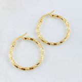 Candongas Yudi 1.7gr / 1 in / Oro Amarillo 18K ©