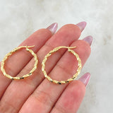Candongas Yudi 1.7gr / 1 in / Oro Amarillo 18K ©