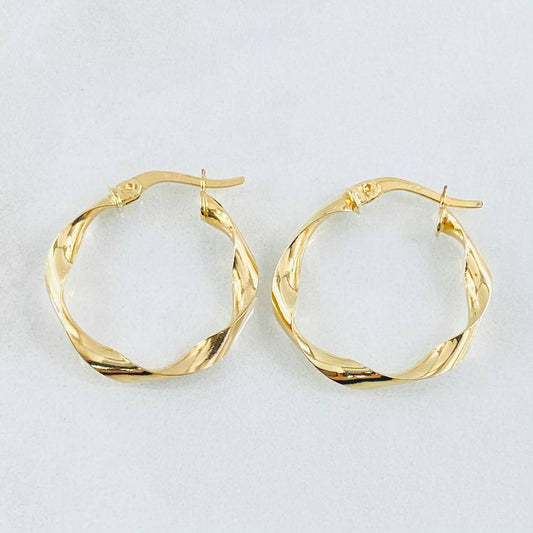 Bella Hoop Earrings 1.55gr / 18K Gold