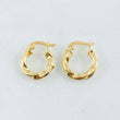 Kari Hoop Earrings 1.15gr / 1/2 in / 18K Gold ©