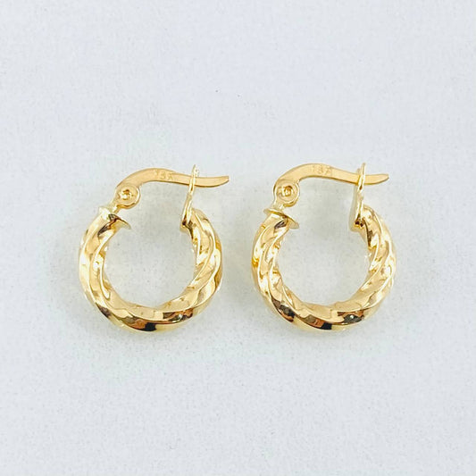 Lupe Hoop Earrings 1.05gr / 18K Gold