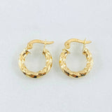 Candongas Lupe 1gr / 1/2 in / Oro Amarillo 18K ©
