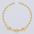 Gc Heart Diamond Cut Bracelet 2.45 g / 7 1/4 in / 3.2 mm 18K Yellow Gold