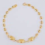 Bracelet Gc Osos 2.05 g / 6 1/2 in / 3.2 mm Yellow Gold 18K