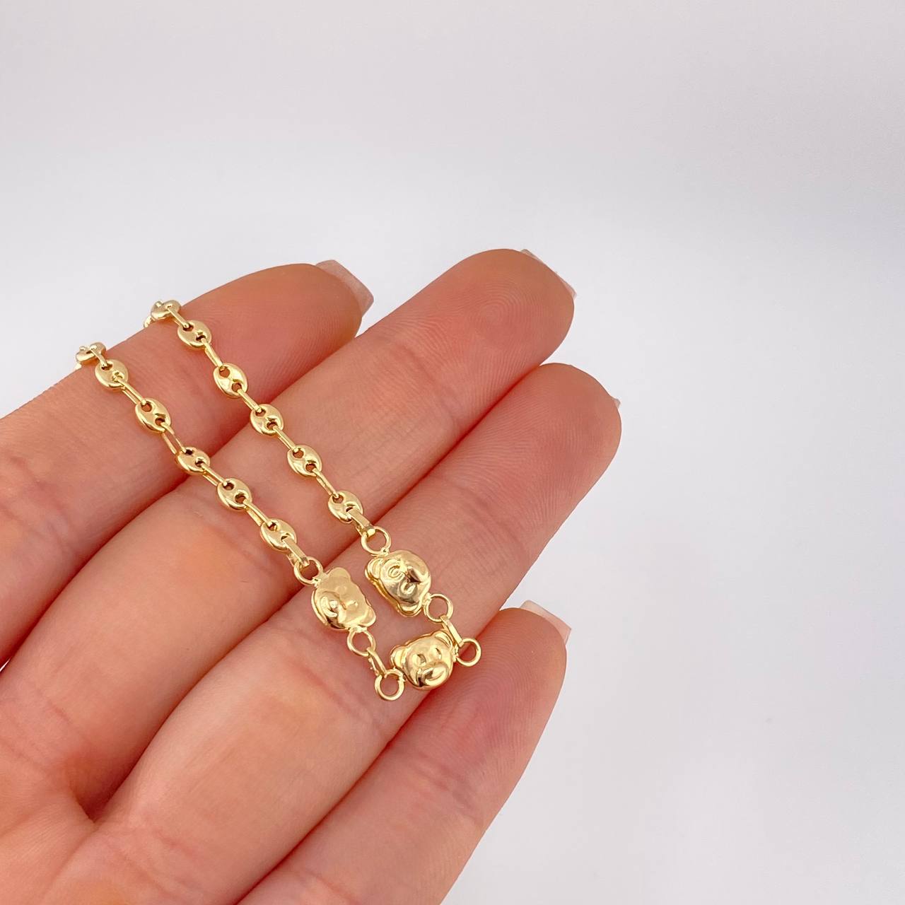 Bracelet Gc Osos 2.05 g / 6 1/2 in / 3.2 mm Yellow Gold 18K