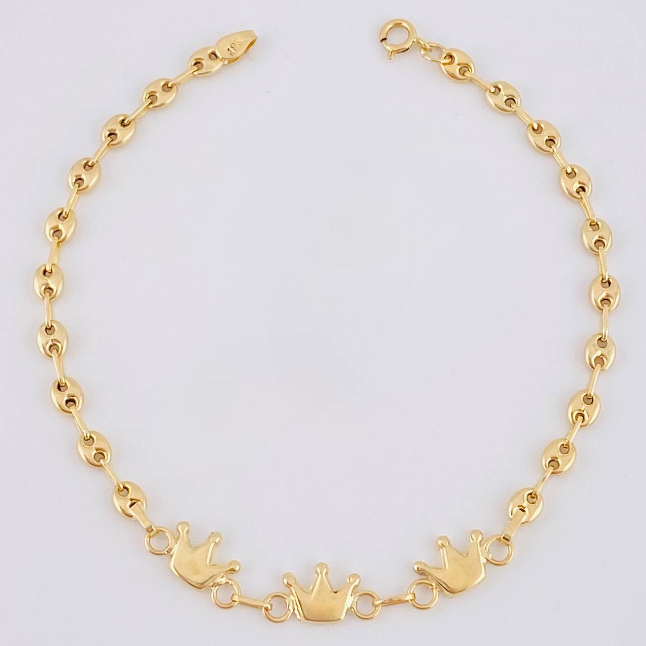 Pulso GC Coronas 2.4g / 7 1/4 in / 3.1mm Oro Amarillo 18K