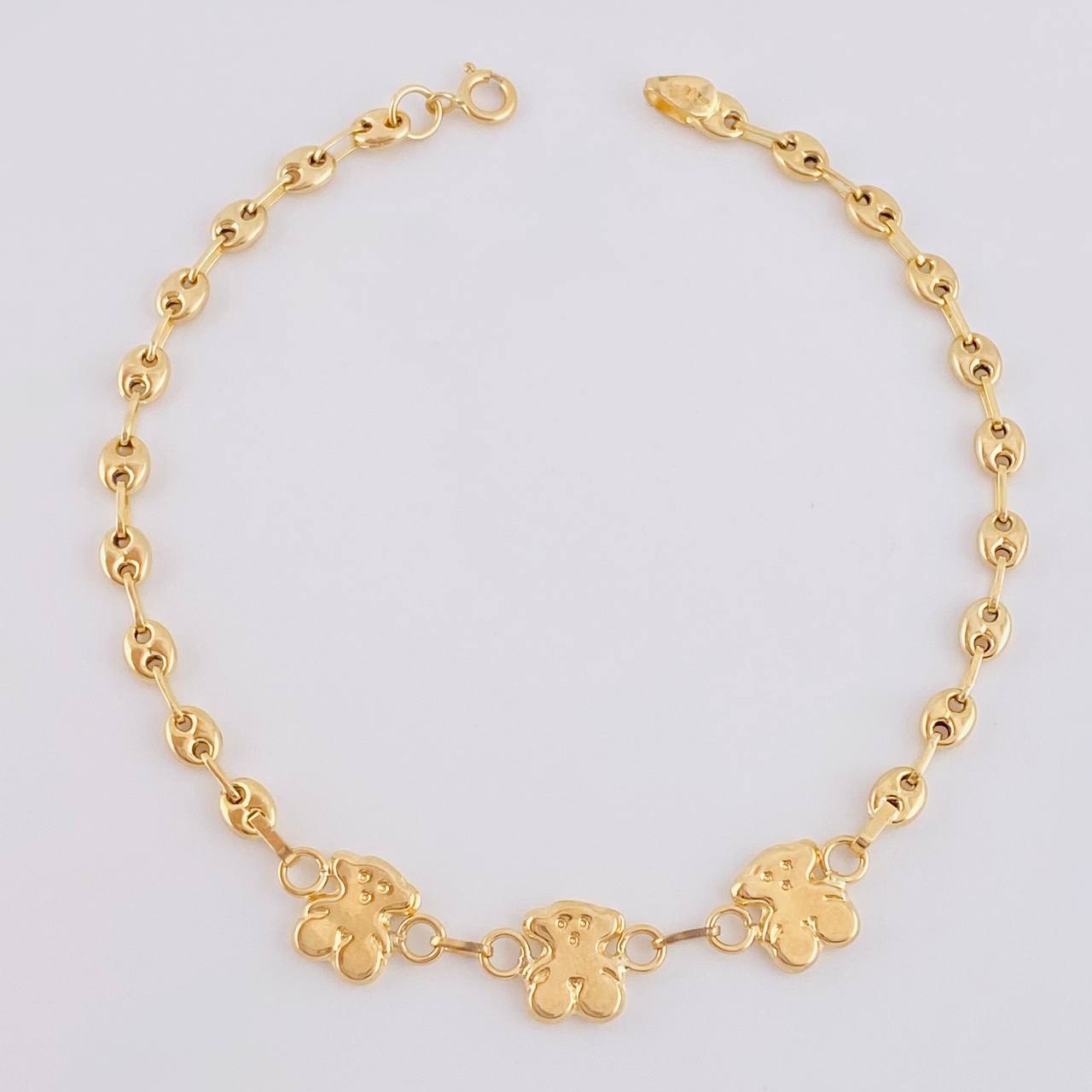 Bracelet Gc Oso Tous 2.4 g / 7 in / 3.2 mm Yellow Gold 18K !