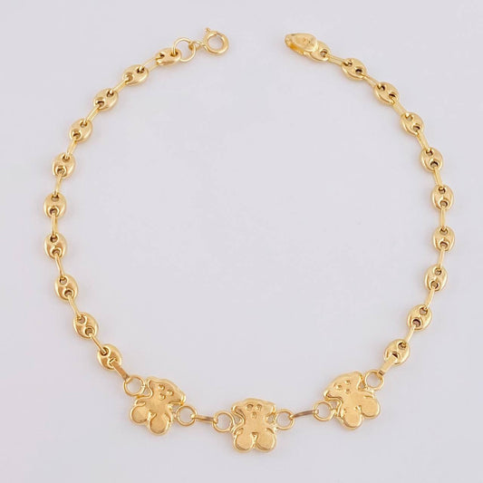 Pulso Gc Oso Tous 2.4 g / 7 in / 3.2 mm Oro Amarillo 18K !