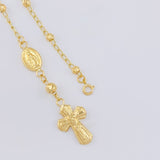 Pulso Denario Virgen Milagrosa 2.5 g / 7 1/4 in / 3 mm Oro Amarillo 18K