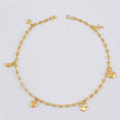Tobillera Gc Dijes 3.95 g / 10 1/2 in / 3.1 mm Oro Amarillo 18K
