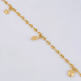 Tobillera Gc Dijes 3.95 g / 10 1/2 in / 3.1 mm Oro Amarillo 18K