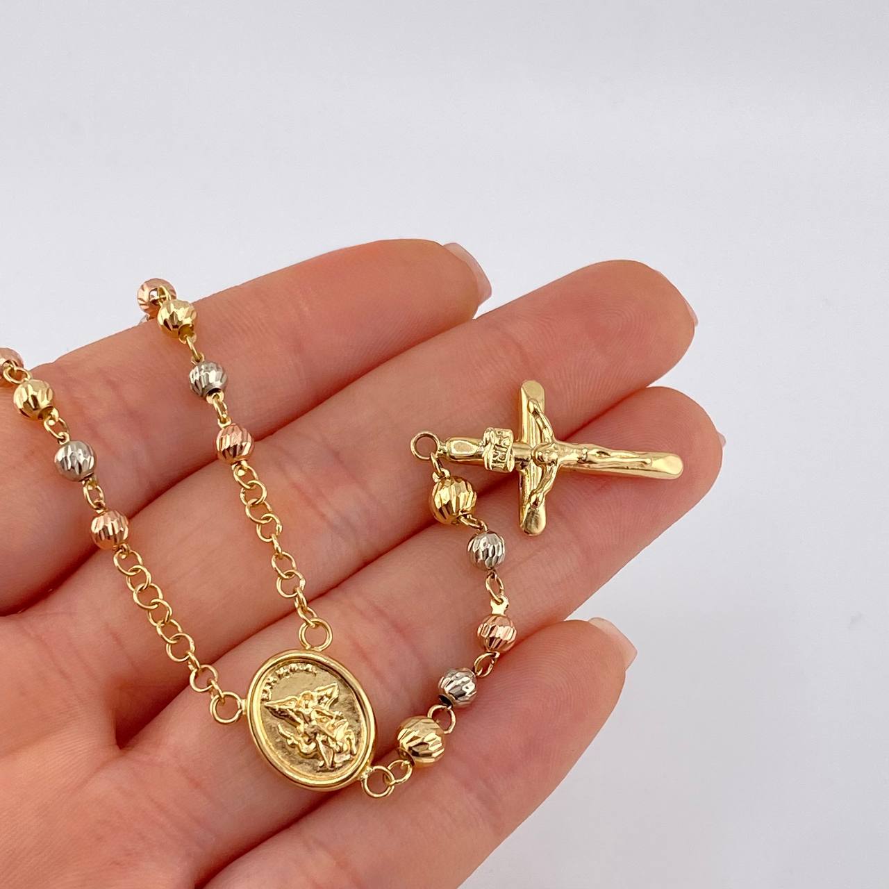 Rosario San Miguel 10.65 g / 22 1/2 in / 4 mm Tres Oros 18K