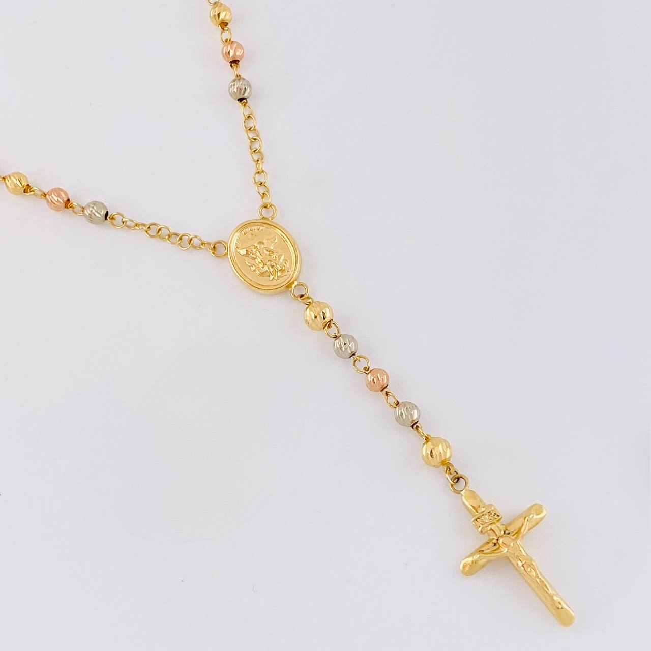 Rosario San Miguel 10.75 g / 22 3/4 in / 4 mm Tres Oros 18K