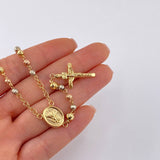 Rosario San Miguel 10.75 g / 22 3/4 in / 4 mm Tres Oros 18K