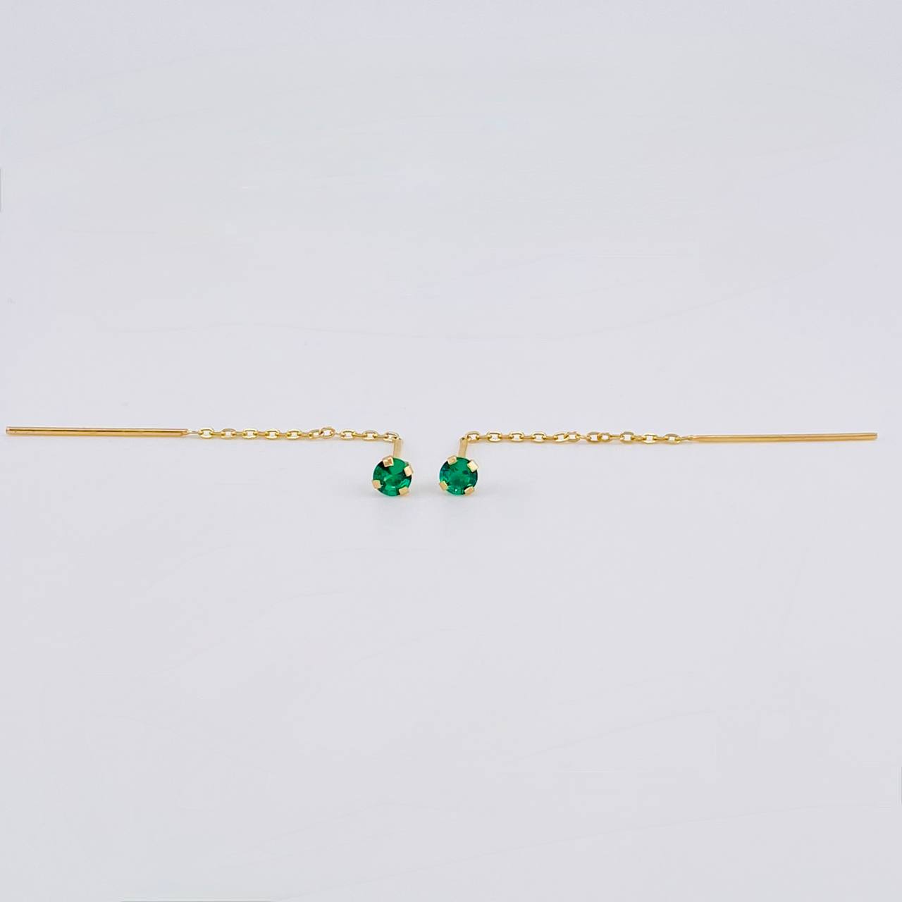 Topos Cadena Largos 0.95 g / 2 1/4 in Oro Amarillo 18K