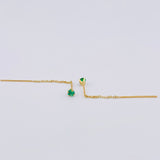 Topos Cadena Largos 0.95 g / 2 1/4 in Oro Amarillo 18K