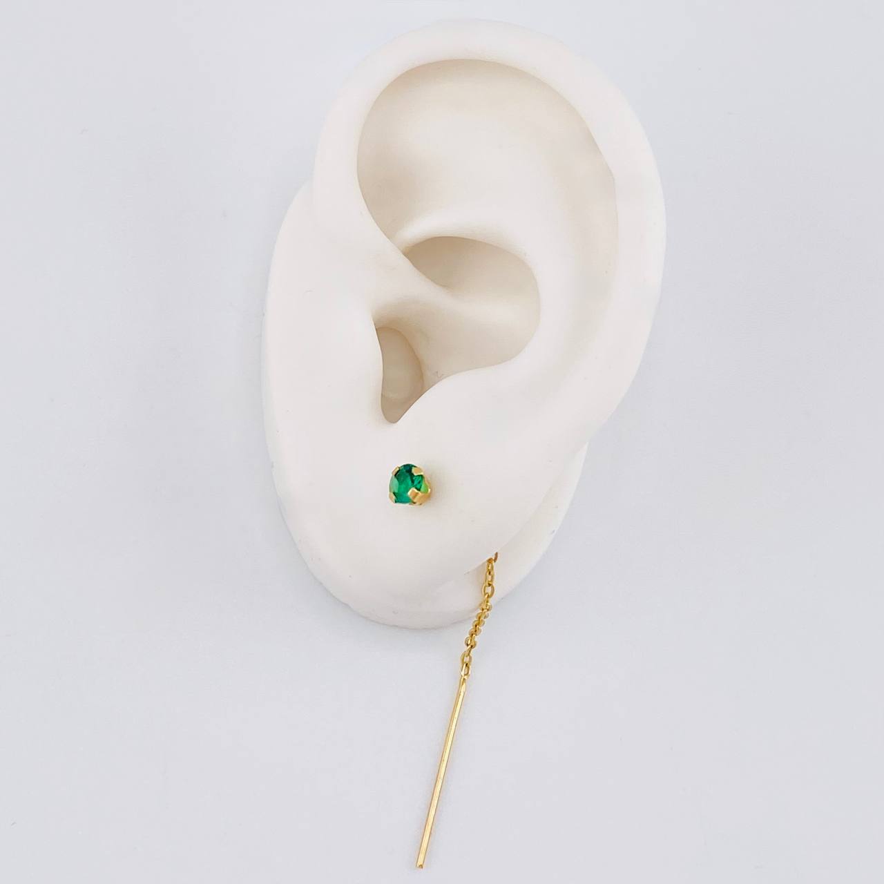 Topos Cadena Largos 0.95 g / 2 1/4 in Oro Amarillo 18K
