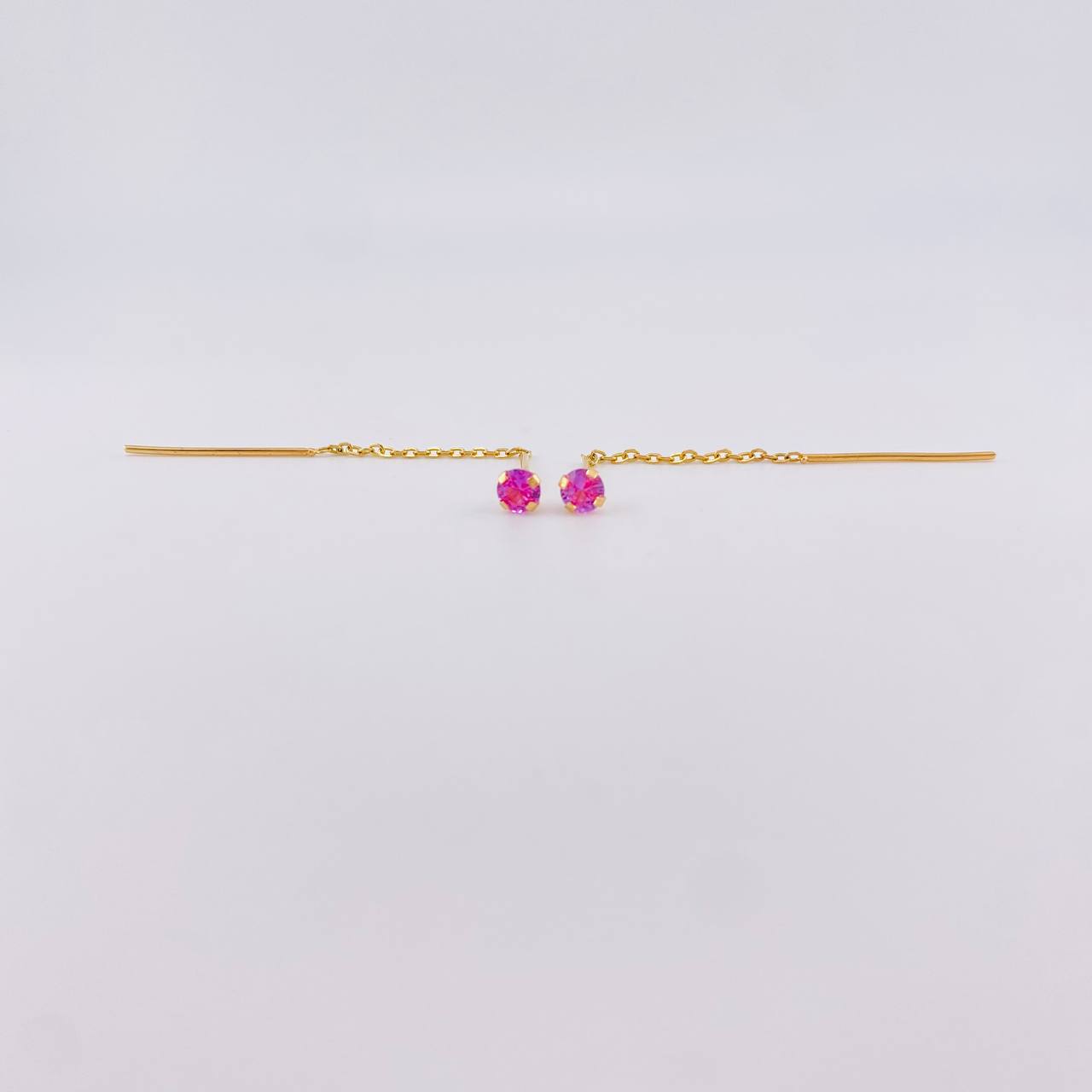 Topos Cadena Largos 0.95 g / 2 1/4 in Oro Amarillo 18K