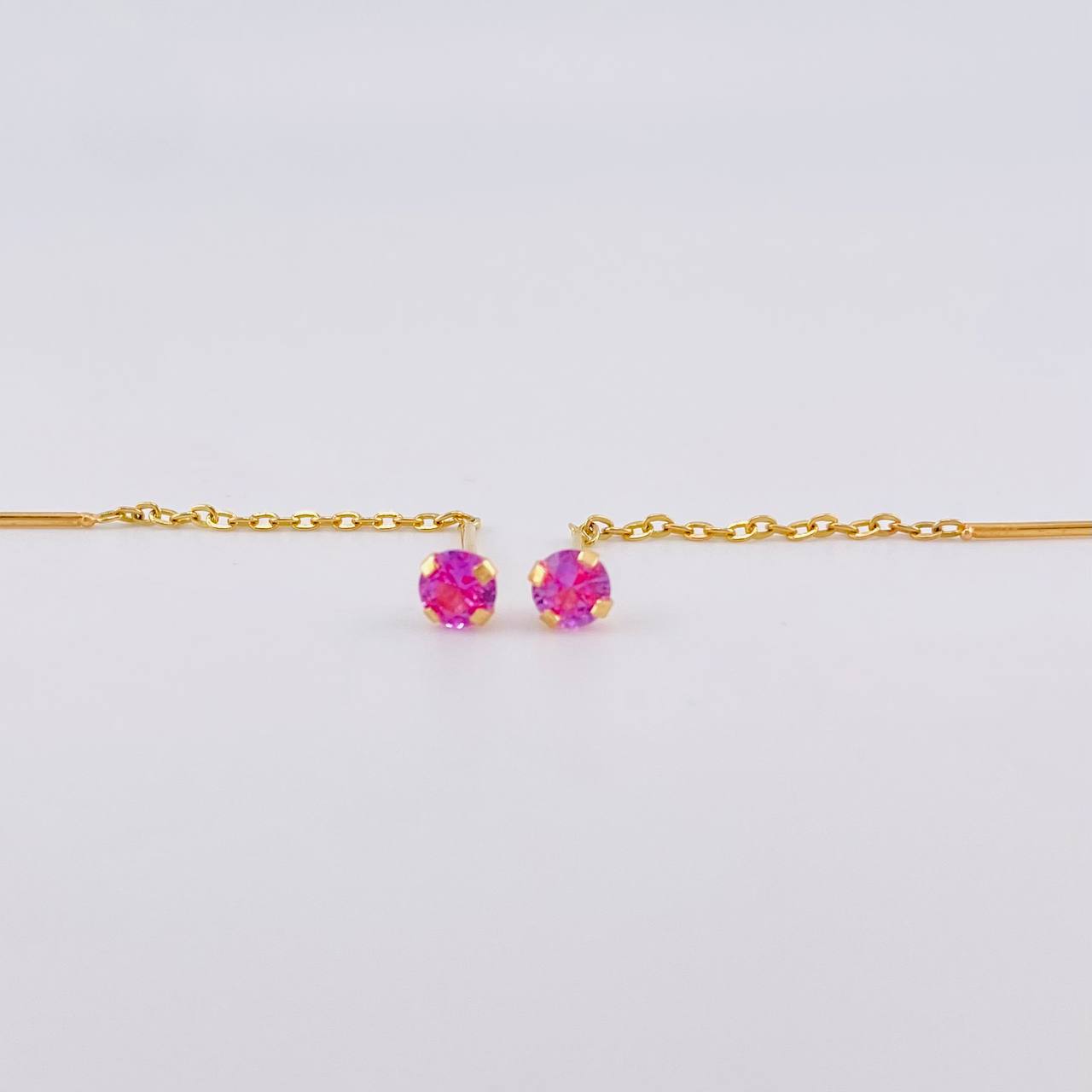 Topos Cadena Largos 0.95 g / 2 1/4 in Oro Amarillo 18K