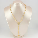 Rosario Virgen Milagrosa 17.5 g / 25 1/2 in / 6 mm Oro Amarillo 18K