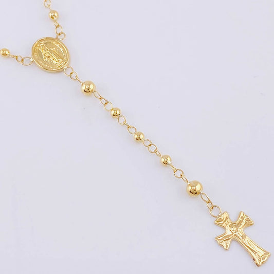 Miraculous Virgin Rosary 6.7 g / 21 1/4 in / 3 mm 18K Yellow Gold