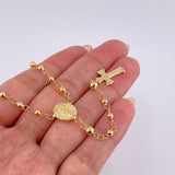 Miraculous Virgin Rosary 6.7 g / 21 1/4 in / 3 mm 18K Yellow Gold