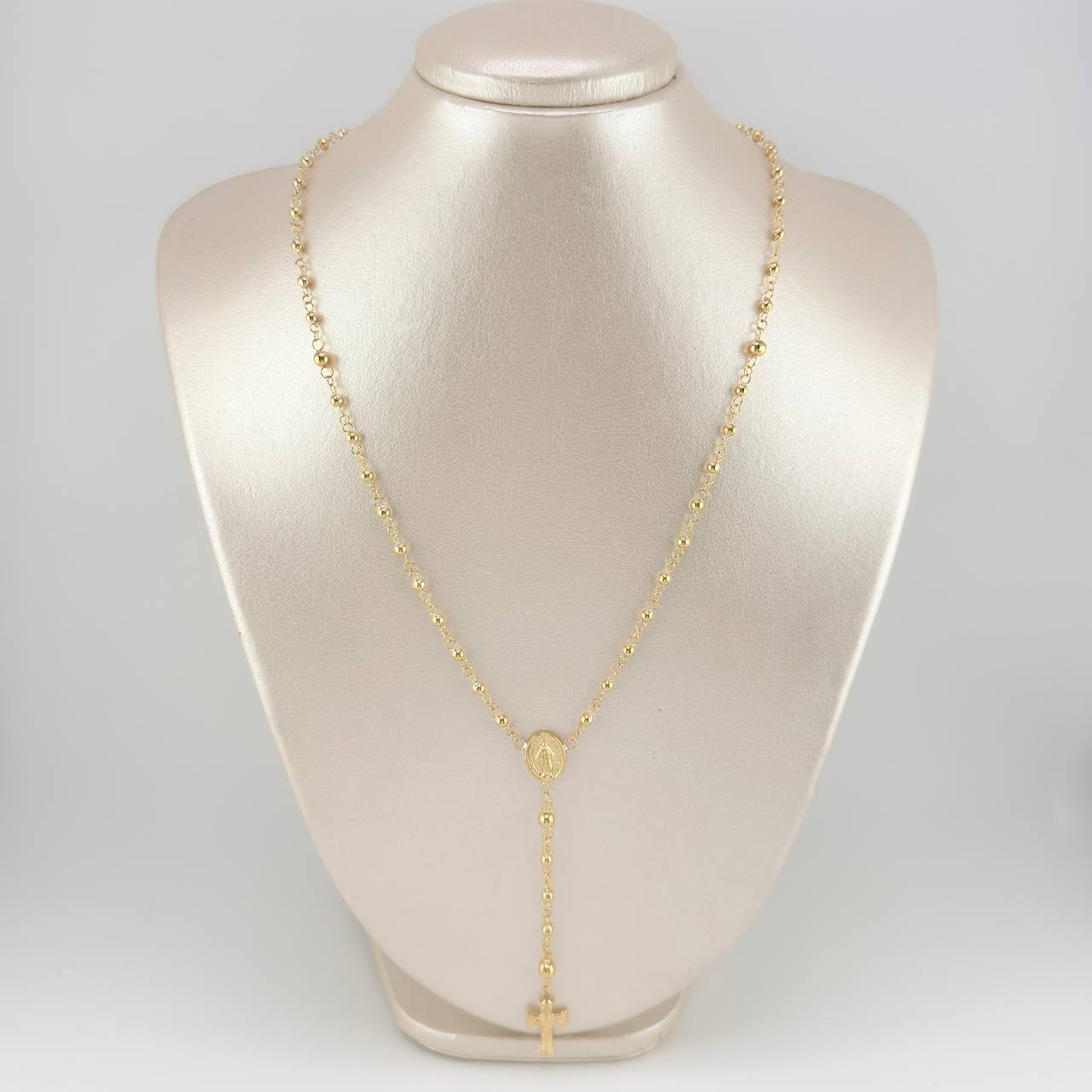 Miraculous Virgin Rosary 6.7 g / 21 1/4 in / 3 mm 18K Yellow Gold