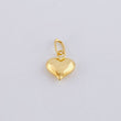 Dije Corazón 0.25g / 1/2 in Oro Amarillo 18K