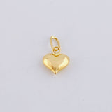 Dije Corazón 0.25g / 1/2 in Oro Amarillo 18K