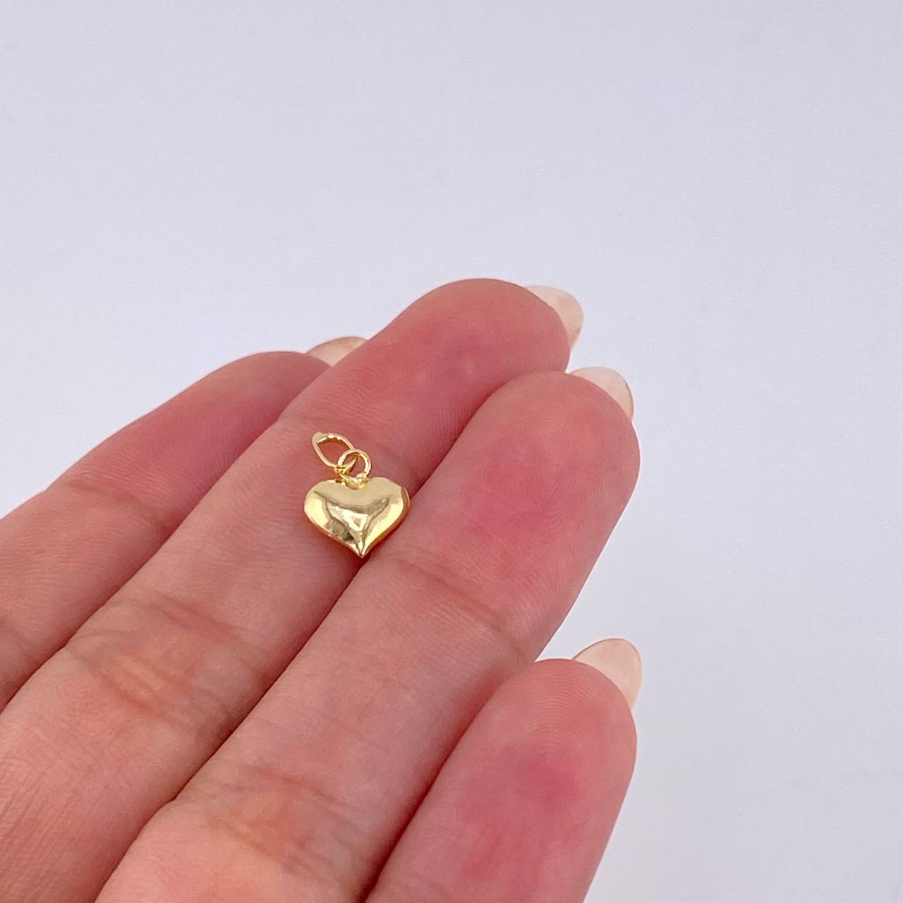 Pendant Heart 0.3g / 1/2 in Yellow Gold 18K