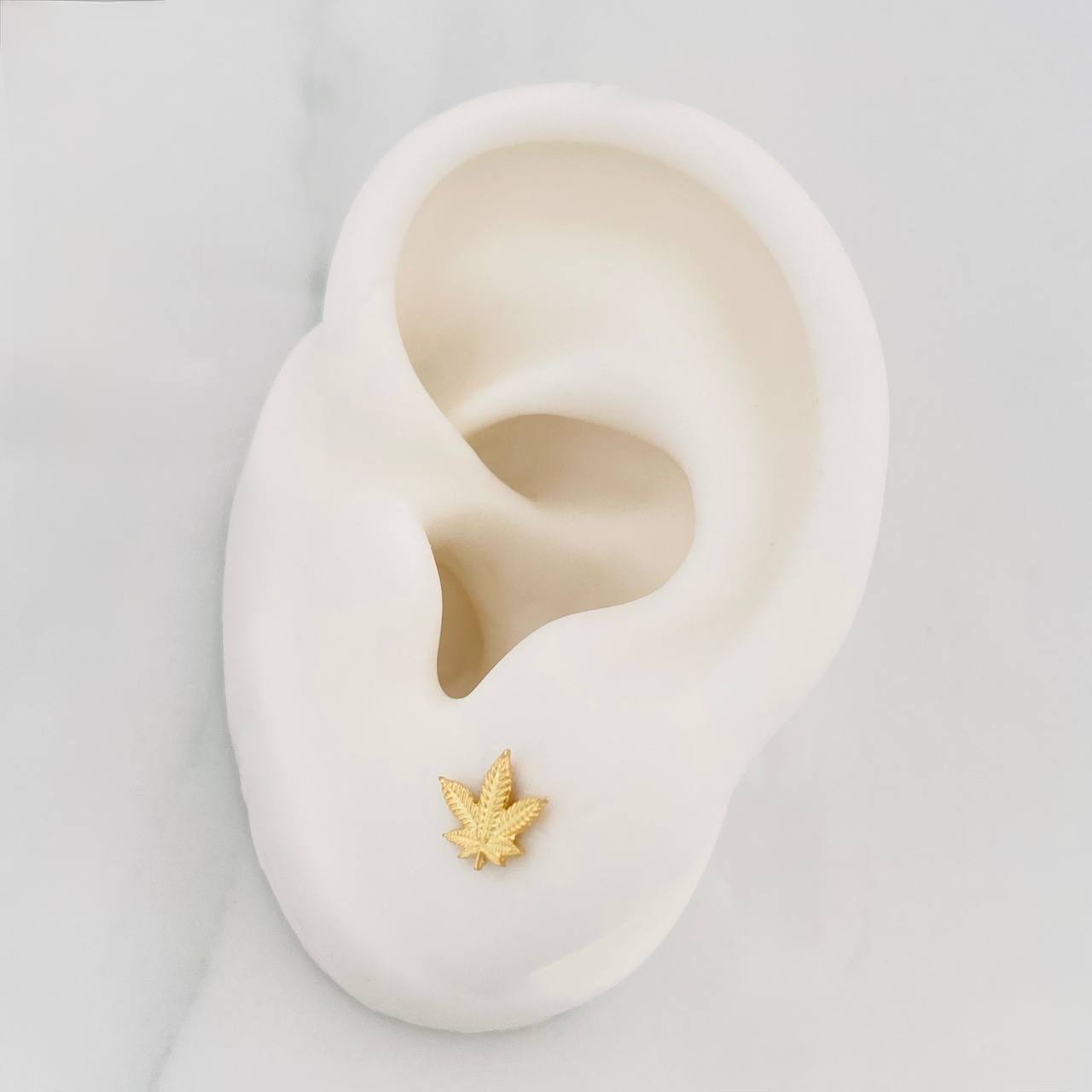 Topos Hojas 0.85g / in / 8.2mm Oro Amarillo 18K