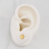 Topos Hojas 0.85g / in / 8.2mm Oro Amarillo 18K